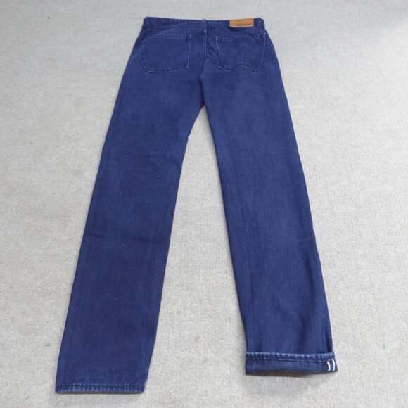 Railcar Jeans 32 x 33 Blue Raw White Line Selvedge Made in USA - Picture 13 of 13